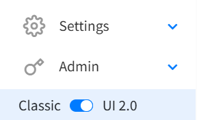 Switch to Classic UI